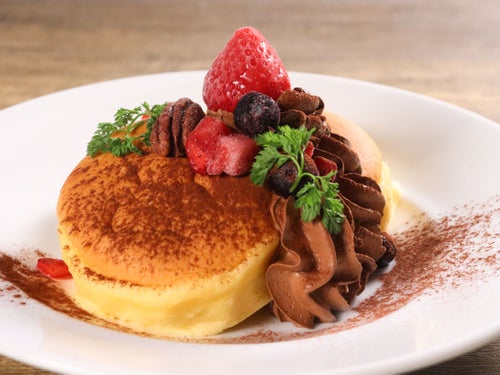 レンジで簡単!ふわふわスフレパンケーキ